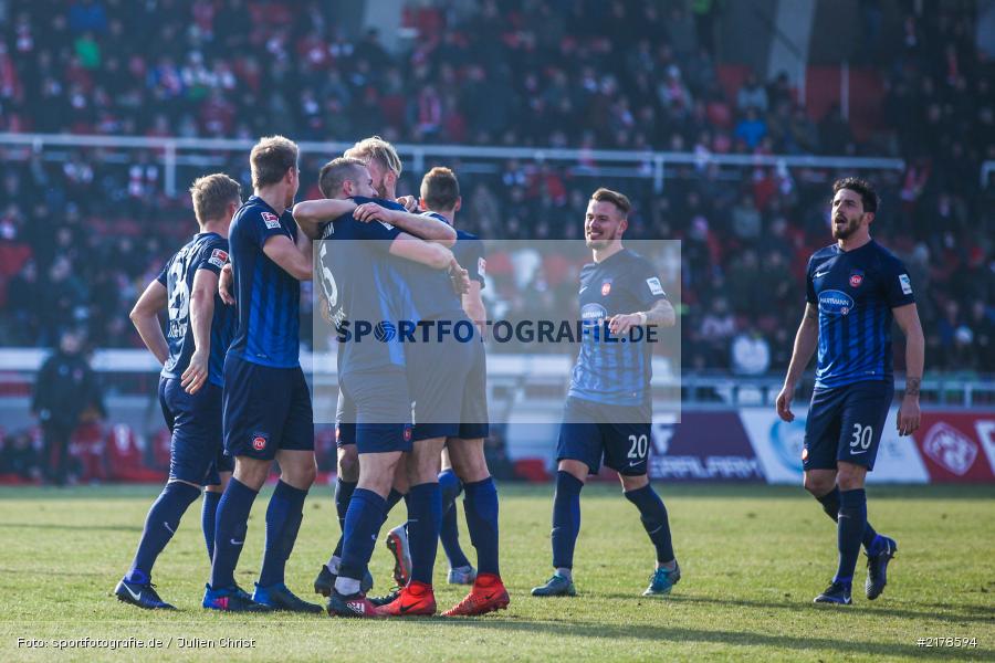 Tim Kleindienst, 11.02.2017, Dallenberg, flyeralarm Arena, Fussball, 2. Bundesliga, 1. FC Heidenheim 1846, FC Würzburger Kickers - Bild-ID: 2178594