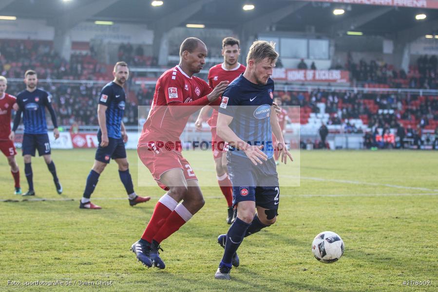 Marcel Titsch-Rivero, David Pisot, 11.02.2017, Dallenberg, flyeralarm Arena, Fussball, 2. Bundesliga, 1. FC Heidenheim 1846, FC Würzburger Kickers - Bild-ID: 2178609 Marcel Titsch-Rivero, David Pisot, 11.02.2017, Dallenberg, flyeralarm Arena, Fussball, 2. Bundesliga, 1. FC Heidenheim 1846, FC Würzburger Kickers - Bild-ID: 2178609