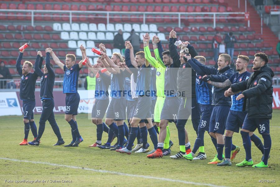 11.02.2017, Dallenberg, flyeralarm Arena, Fussball, 2. Bundesliga, 1. FC Heidenheim 1846, FC Würzburger Kickers - Bild-ID: 2178613 11.02.2017, Dallenberg, flyeralarm Arena, Fussball, 2. Bundesliga, 1. FC Heidenheim 1846, FC Würzburger Kickers - Bild-ID: 2178613