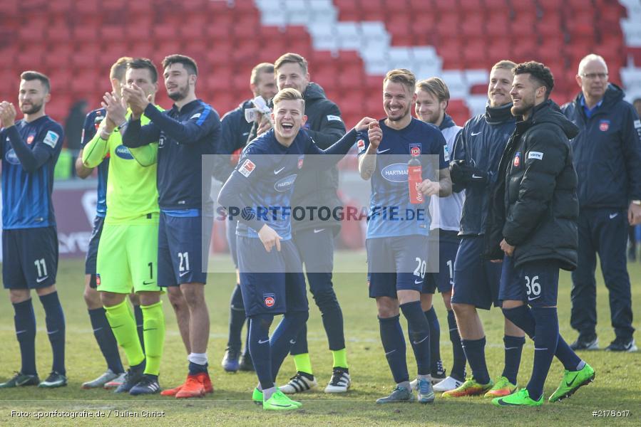 11.02.2017, Dallenberg, flyeralarm Arena, Fussball, 2. Bundesliga, 1. FC Heidenheim 1846, FC Würzburger Kickers - Bild-ID: 2178617 11.02.2017, Dallenberg, flyeralarm Arena, Fussball, 2. Bundesliga, 1. FC Heidenheim 1846, FC Würzburger Kickers - Bild-ID: 2178617