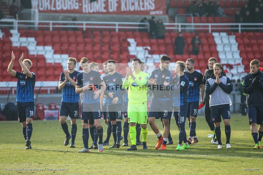11.02.2017, Dallenberg, flyeralarm Arena, Fussball, 2. Bundesliga, 1. FC Heidenheim 1846, FC Würzburger Kickers - Bild-ID: 2178621 11.02.2017, Dallenberg, flyeralarm Arena, Fussball, 2. Bundesliga, 1. FC Heidenheim 1846, FC Würzburger Kickers - Bild-ID: 2178621