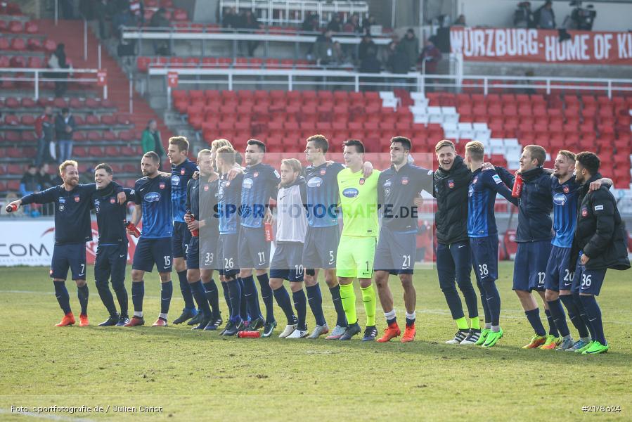 11.02.2017, Dallenberg, flyeralarm Arena, Fussball, 2. Bundesliga, 1. FC Heidenheim 1846, FC Würzburger Kickers - Bild-ID: 2178624 11.02.2017, Dallenberg, flyeralarm Arena, Fussball, 2. Bundesliga, 1. FC Heidenheim 1846, FC Würzburger Kickers - Bild-ID: 2178624