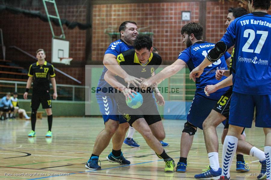 Alexander Schultze, Michael Wagner, 18.02.2017, Handball, TSV Mellrichstadt, TSV Karlstadt - Bild-ID: 2178786