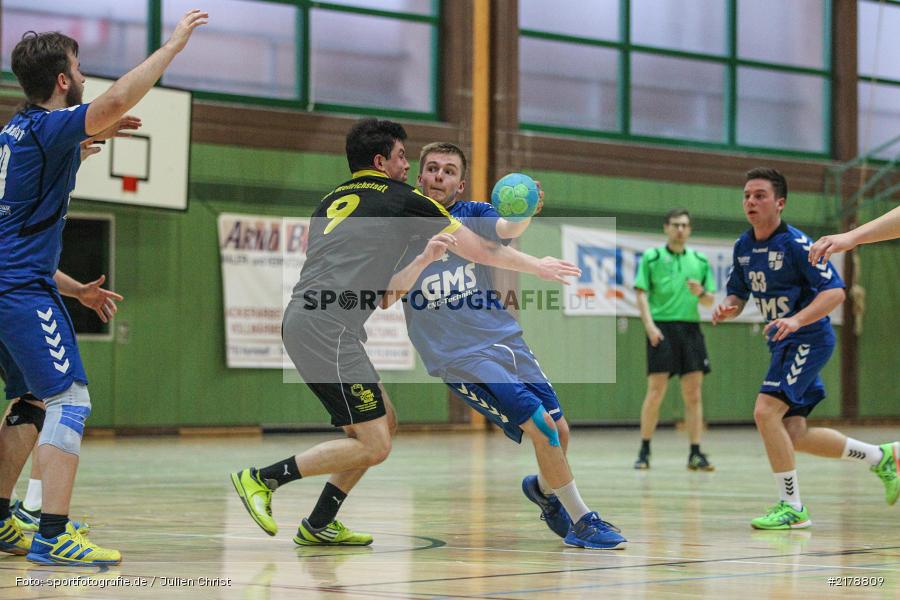 Alexander Schultze, Adrian Schwab, 18.02.2017, Handball, TSV Mellrichstadt, TSV Karlstadt - Bild-ID: 2178809
