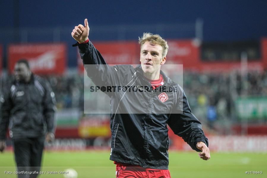 Emanuel Taffertshofer, 24.02.2017, Dallenberg, flyeralarm Arena, Fussball, 2. Bundesliga, SpVgg Greuther Fürth, FC Würzburger Kickers - Bild-ID: 2178840