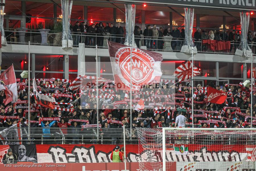 1907, FWK, 24.02.2017, Dallenberg, flyeralarm Arena, Fussball, 2. Bundesliga, SpVgg Greuther Fürth, FC Würzburger Kickers - Bild-ID: 2178841