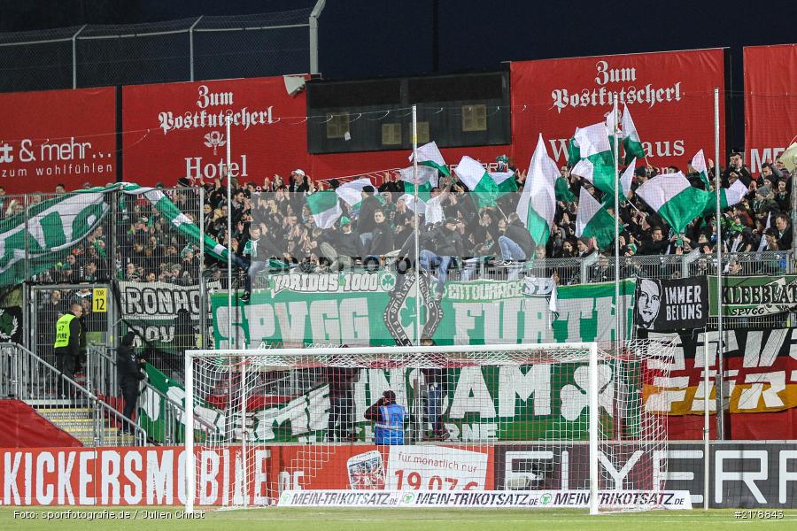 Ronhof, Horidos 1000, Fanblock, 24.02.2017, Dallenberg, flyeralarm Arena, Fussball, 2. Bundesliga, SpVgg Greuther Fürth, FC Würzburger Kickers - Bild-ID: 2178843