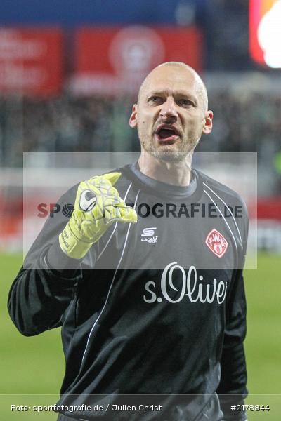 Robert Wulnikowski, 24.02.2017, Dallenberg, flyeralarm Arena, Fussball, 2. Bundesliga, SpVgg Greuther Fürth, FC Würzburger Kickers - Bild-ID: 2178844