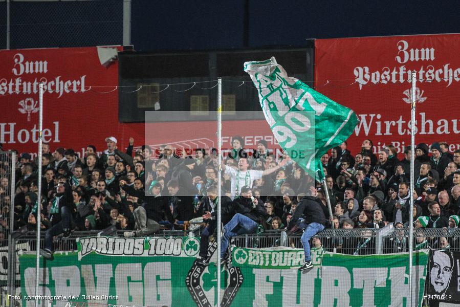 Fanblock, Fürth, Horidos 1000, 24.02.2017, Dallenberg, flyeralarm Arena, Fussball, 2. Bundesliga, SpVgg Greuther Fürth, FC Würzburger Kickers - Bild-ID: 2178849