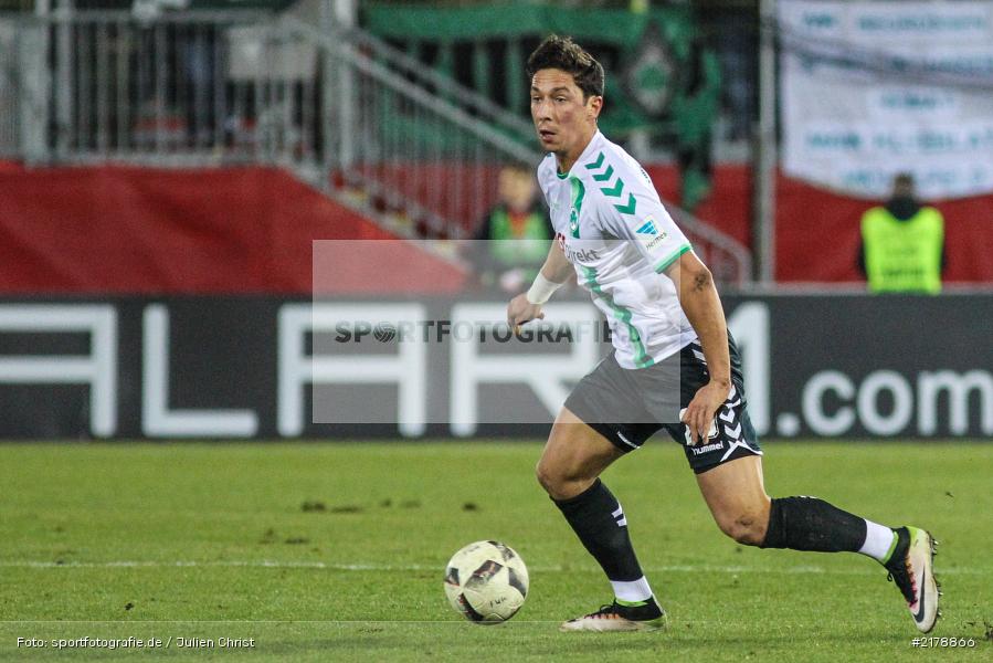Robert Žulj, 24.02.2017, Dallenberg, flyeralarm Arena, Fussball, 2. Bundesliga, SpVgg Greuther Fürth, FC Würzburger Kickers - Bild-ID: 2178866