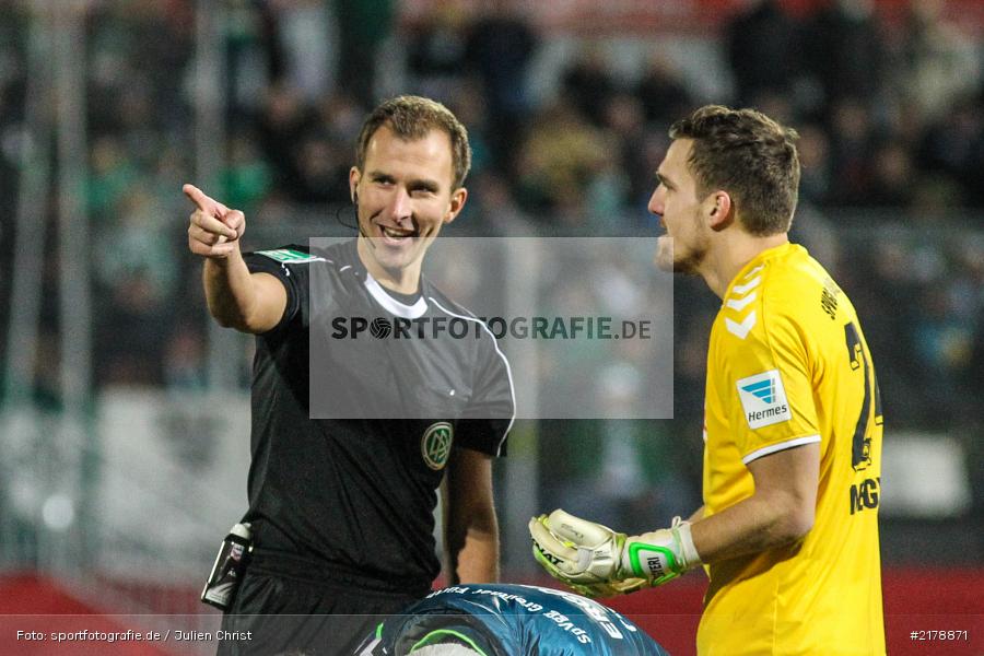 Balázs Megyeri, Florian Heft, 24.02.2017, Dallenberg, flyeralarm Arena, Fussball, 2. Bundesliga, SpVgg Greuther Fürth, FC Würzburger Kickers - Bild-ID: 2178871