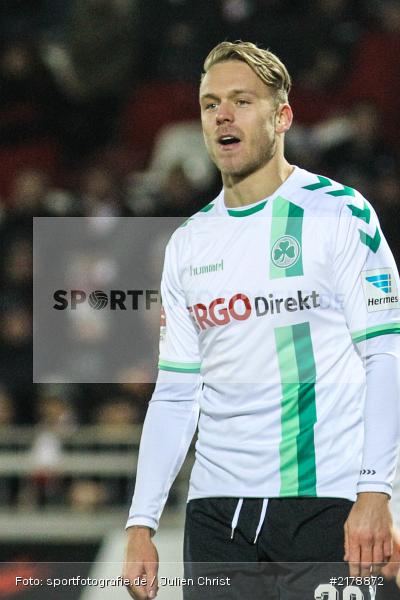 Marcel Franke, 24.02.2017, Dallenberg, flyeralarm Arena, Fussball, 2. Bundesliga, SpVgg Greuther Fürth, FC Würzburger Kickers - Bild-ID: 2178872