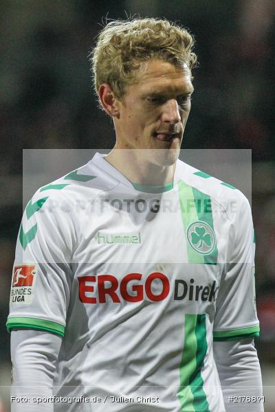 Johannes van den Bergh, 24.02.2017, Dallenberg, flyeralarm Arena, Fussball, 2. Bundesliga, SpVgg Greuther Fürth, FC Würzburger Kickers - Bild-ID: 2178891