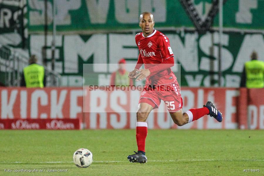 David Pisot, 24.02.2017, Dallenberg, flyeralarm Arena, Fussball, 2. Bundesliga, SpVgg Greuther Fürth, FC Würzburger Kickers - Bild-ID: 2178895