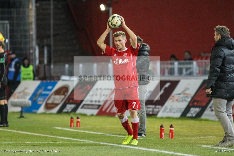 Felix Müller, 24.02.2017, Dallenberg, flyeralarm Arena, Fussball, 2. Bundesliga, SpVgg Greuther Fürth, FC Würzburger Kickers - Bild-ID: 2178926