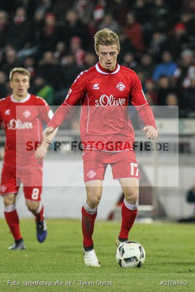 Sebastian Ernst, 24.02.2017, Dallenberg, flyeralarm Arena, Fussball, 2. Bundesliga, SpVgg Greuther Fürth, FC Würzburger Kickers - Bild-ID: 2178940