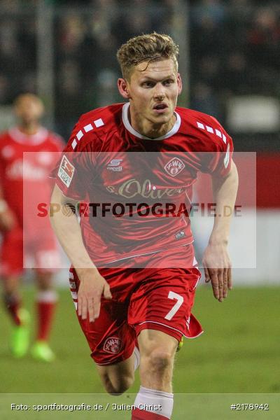 Felix Müller, 24.02.2017, Dallenberg, flyeralarm Arena, Fussball, 2. Bundesliga, SpVgg Greuther Fürth, FC Würzburger Kickers - Bild-ID: 2178942