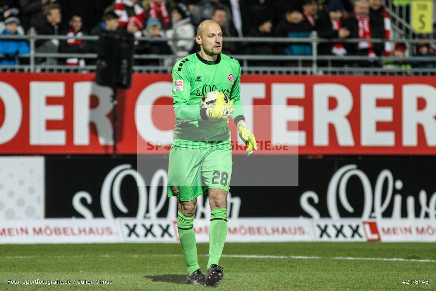 Robert Wulnikowski, 24.02.2017, Dallenberg, flyeralarm Arena, Fussball, 2. Bundesliga, SpVgg Greuther Fürth, FC Würzburger Kickers - Bild-ID: 2178943
