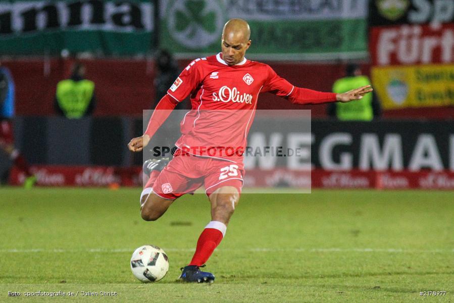 David Pisot, 24.02.2017, Dallenberg, flyeralarm Arena, Fussball, 2. Bundesliga, SpVgg Greuther Fürth, FC Würzburger Kickers - Bild-ID: 2178977