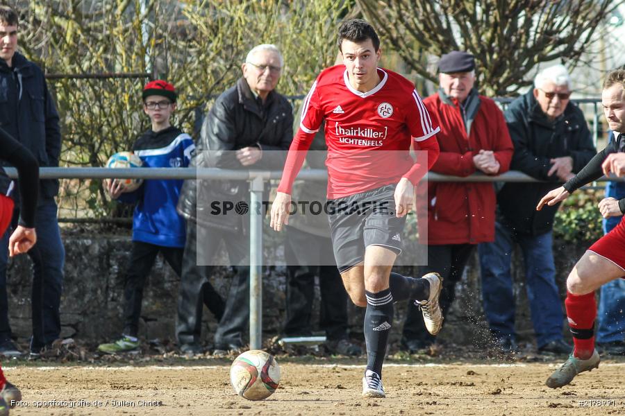 Stefan Dietz, 25.02.2017, Landesliga Nord, Fussball, 1. FC Lichtenfels, TSV Karlburg - Bild-ID: 2178991