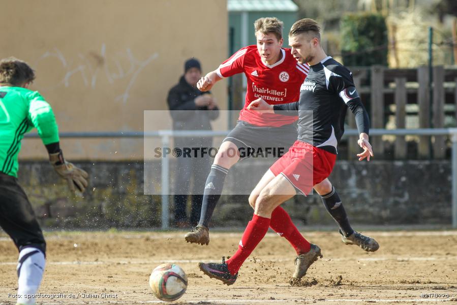 Lukasz Jankowiak, Marvin Schramm, 25.02.2017, Landesliga Nord, Fussball, 1. FC Lichtenfels, TSV Karlburg - Bild-ID: 2178996