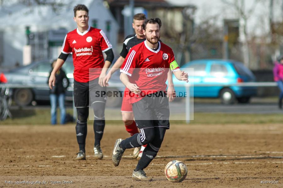Pascal Scholz, 25.02.2017, Landesliga Nord, Fussball, 1. FC Lichtenfels, TSV Karlburg - Bild-ID: 2179009