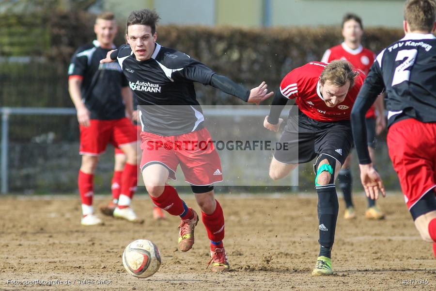 Steffen Hönninger, Marcel Frank, 25.02.2017, Landesliga Nord, Fussball, 1. FC Lichtenfels, TSV Karlburg - Bild-ID: 2179016