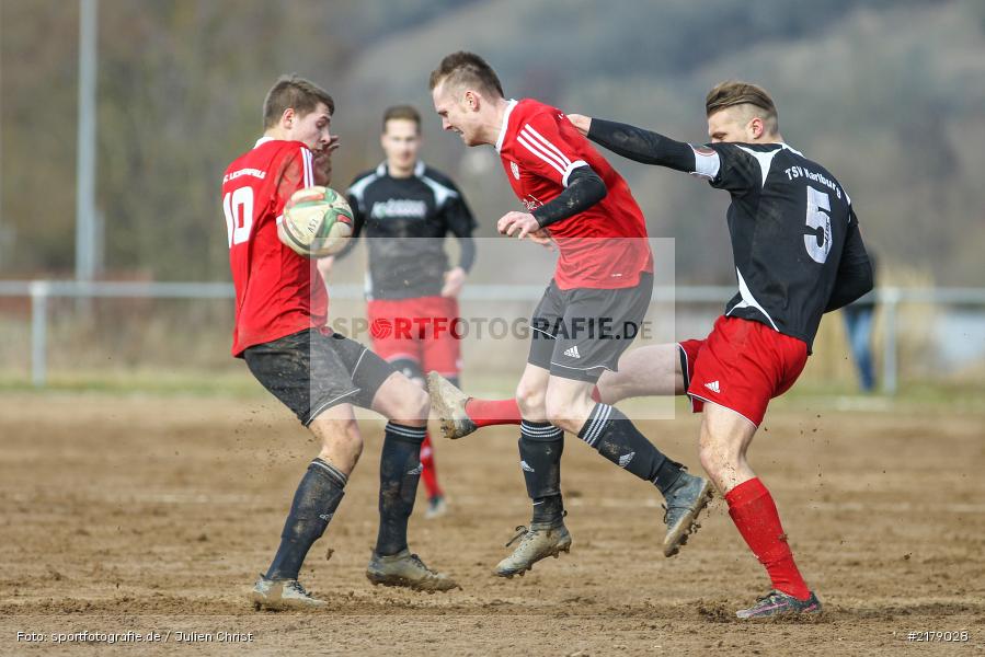 Lukasz Jankowiak, Marvin Schramm, Daniel Oppel, 25.02.2017, Landesliga Nord, Fussball, 1. FC Lichtenfels, TSV Karlburg - Bild-ID: 2179028
