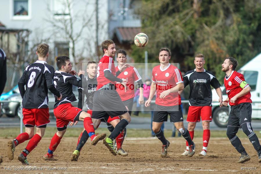 Steffen Hönninger, Marcel Frank, 25.02.2017, Landesliga Nord, Fussball, 1. FC Lichtenfels, TSV Karlburg - Bild-ID: 2179029