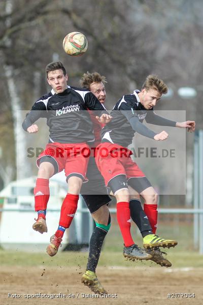 Marco Mehling, Steffen Hönninger, Marcel Frank, 25.02.2017, Landesliga Nord, Fussball, 1. FC Lichtenfels, TSV Karlburg - Bild-ID: 2179034