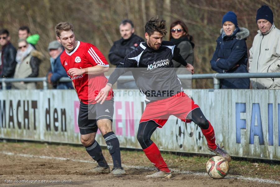 Steffen Bachmann, Manuel Aumueller, 25.02.2017, Landesliga Nord, Fussball, 1. FC Lichtenfels, TSV Karlburg - Bild-ID: 2179057