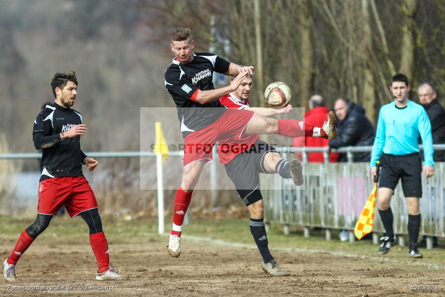 Manuel Aumueller, Szymon Dynia, 25.02.2017, Landesliga Nord, Fussball, 1. FC Lichtenfels, TSV Karlburg - Bild-ID: 2179070