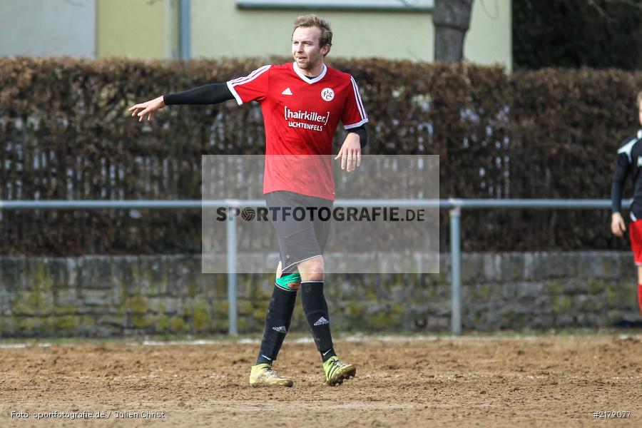 Steffen Hönninger, 25.02.2017, Landesliga Nord, Fussball, 1. FC Lichtenfels, TSV Karlburg - Bild-ID: 2179077