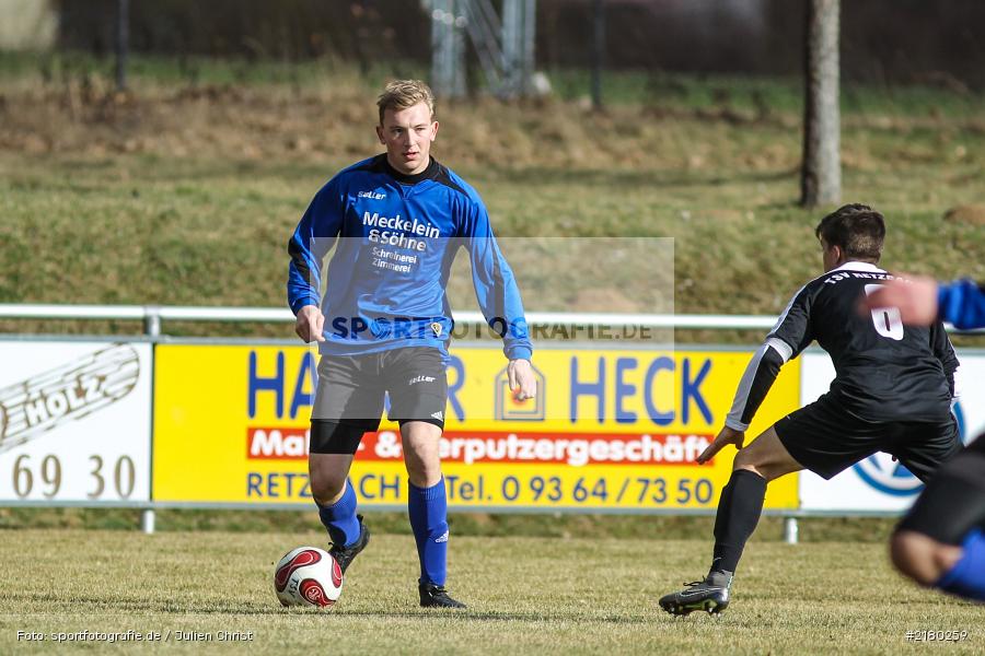 Hannes Weimer, TSV Uettingen, TSV Retzbach, Kreisliga Würzburg, 05.03.2017 - Bild-ID: 2180259