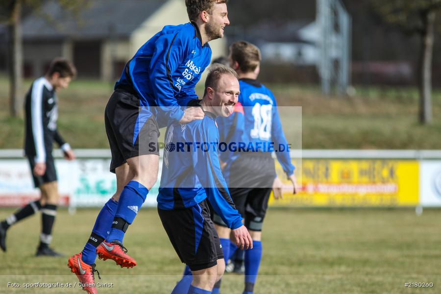 Lukas Weimer, Sebastian Huller, TSV Uettingen, TSV Retzbach, Kreisliga Würzburg, 05.03.2017 - Bild-ID: 2180260
