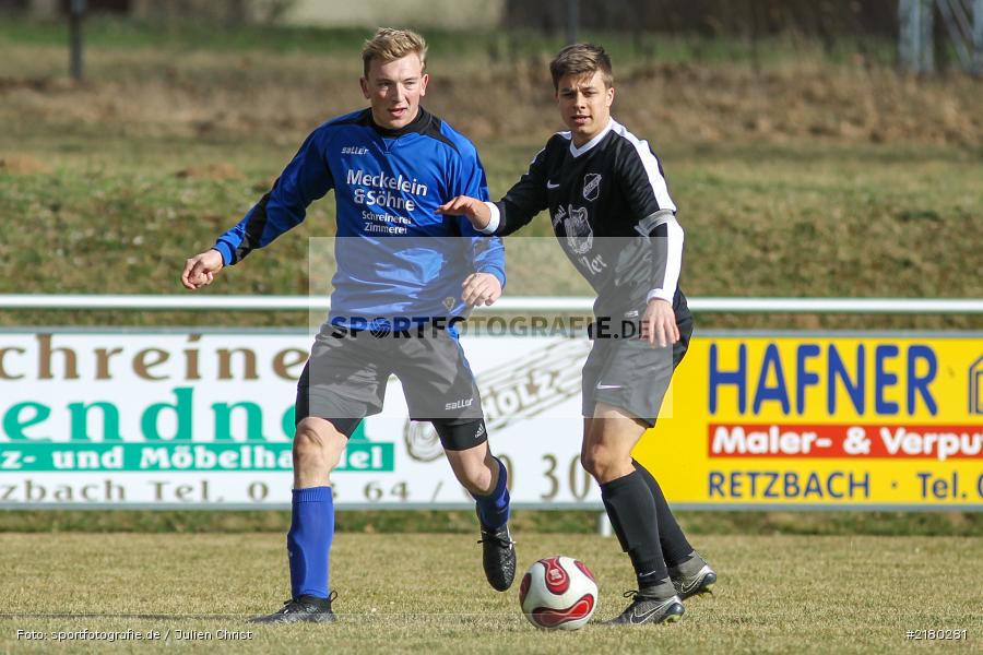 Hannes Weimer, Dominik Hehrlein, TSV Uettingen, TSV Retzbach, Kreisliga Würzburg, 05.03.2017 - Bild-ID: 2180281