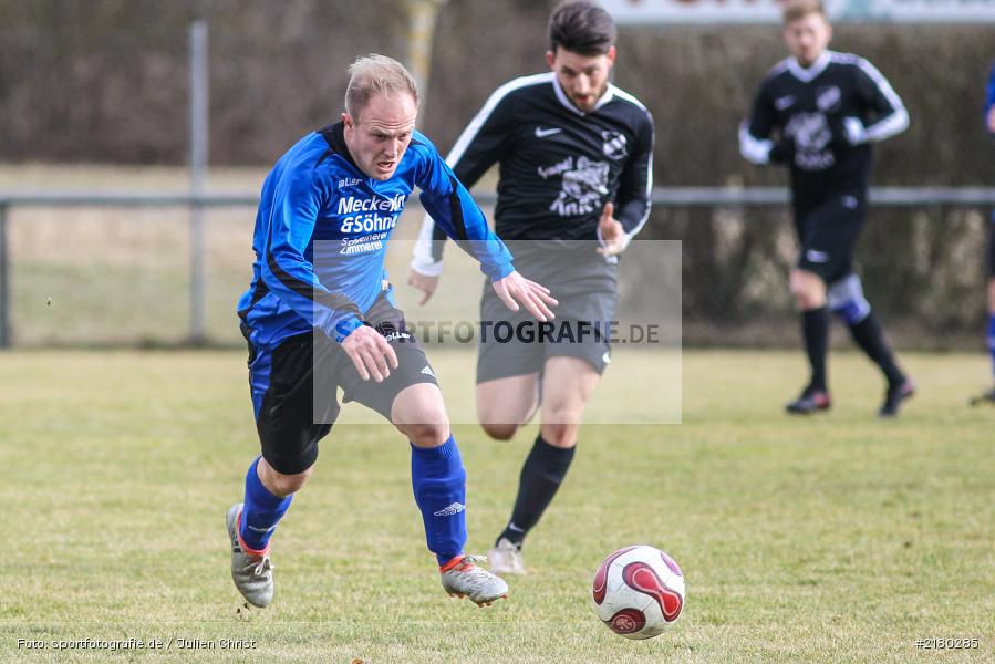 Lukas Weimer, Lorenz Liebler, TSV Uettingen, TSV Retzbach, Kreisliga Würzburg, 05.03.2017 - Bild-ID: 2180285