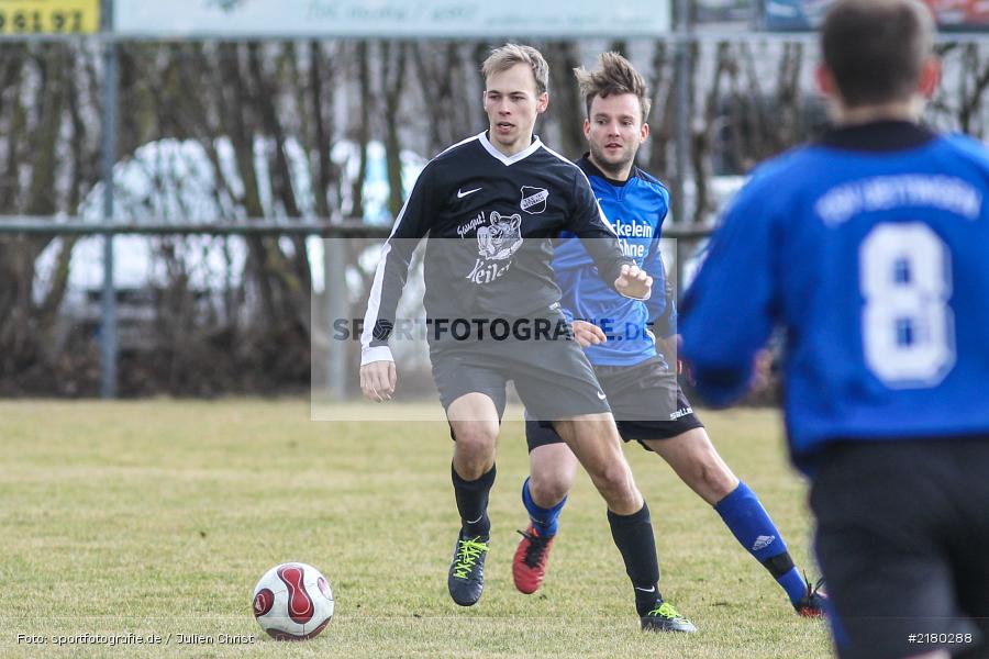 Sebastian Huller, Sebastian Pröstler, TSV Uettingen, TSV Retzbach, Kreisliga Würzburg, 05.03.2017 - Bild-ID: 2180288