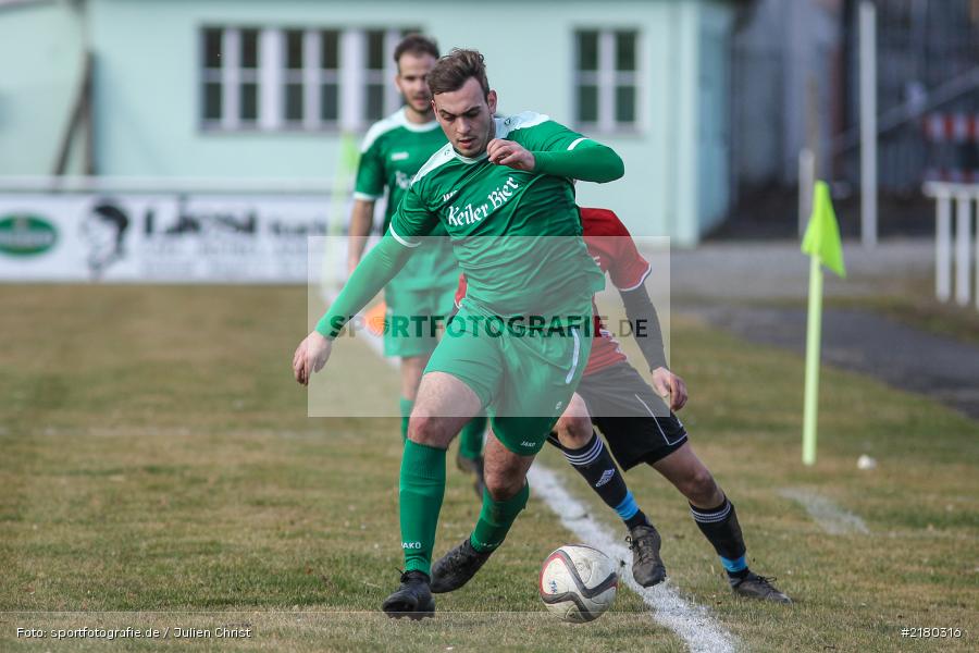 Dominik Höfling, SG Buchbrunn-Mainstockheim, FV Karlstadt, Bezirksliga Unterfranken, 05.03.2017 - Bild-ID: 2180316