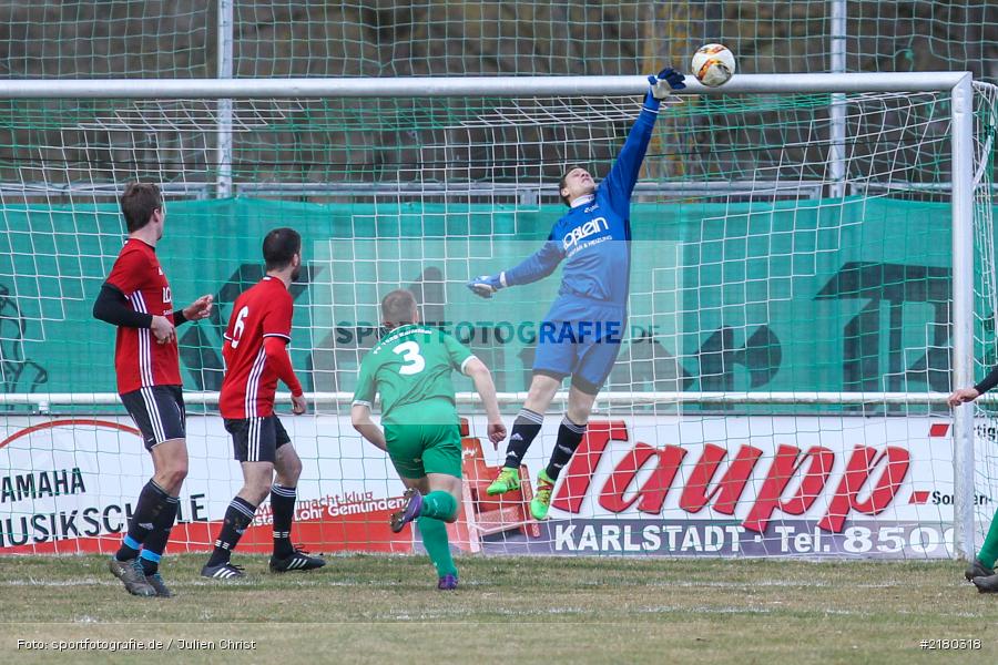 Christian Gedrat, SG Buchbrunn-Mainstockheim, FV Karlstadt, Bezirksliga Unterfranken, 05.03.2017 - Bild-ID: 2180318