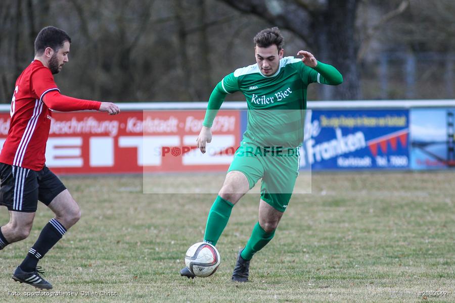 Dominik Höfling, SG Buchbrunn-Mainstockheim, FV Karlstadt, Bezirksliga Unterfranken, 05.03.2017 - Bild-ID: 2180349