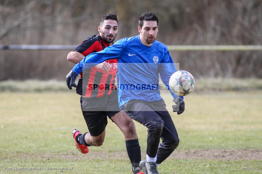Sven Steinhardt, Murat Cebi, SV Veitshöchheim II, FV Karlstadt II, A-Klasse Würzburg, 05.03.2017 - Bild-ID: 2180373