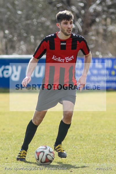 Sebastian Schmid, SV Veitshöchheim II, FV Karlstadt II, A-Klasse Würzburg, 05.03.2017 - Bild-ID: 2180375