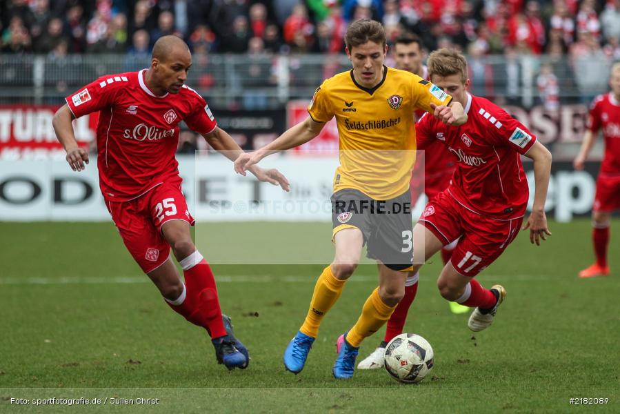 Niklas Hauptmann, 11.03.2017, Dallenberg, flyeralarm Arena, Fussball, 2. Bundesliga, SG Dynamo Dresden, FC Würzburger Kickers - Bild-ID: 2182089 Niklas Hauptmann, 11.03.2017, Dallenberg, flyeralarm Arena, Fussball, 2. Bundesliga, SG Dynamo Dresden, FC Würzburger Kickers - Bild-ID: 2182089
