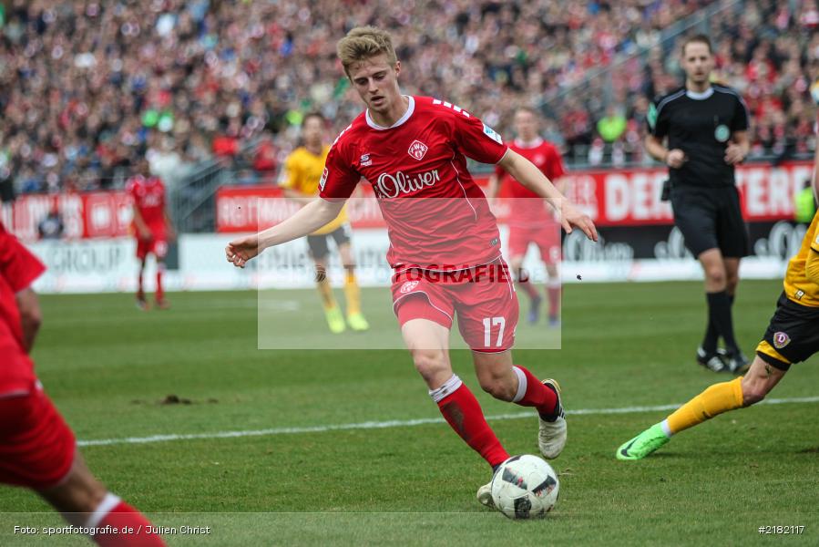 Sebastian Ernst, 11.03.2017, Dallenberg, flyeralarm Arena, Fussball, 2. Bundesliga, SG Dynamo Dresden, FC Würzburger Kickers - Bild-ID: 2182117 Sebastian Ernst, 11.03.2017, Dallenberg, flyeralarm Arena, Fussball, 2. Bundesliga, SG Dynamo Dresden, FC Würzburger Kickers - Bild-ID: 2182117