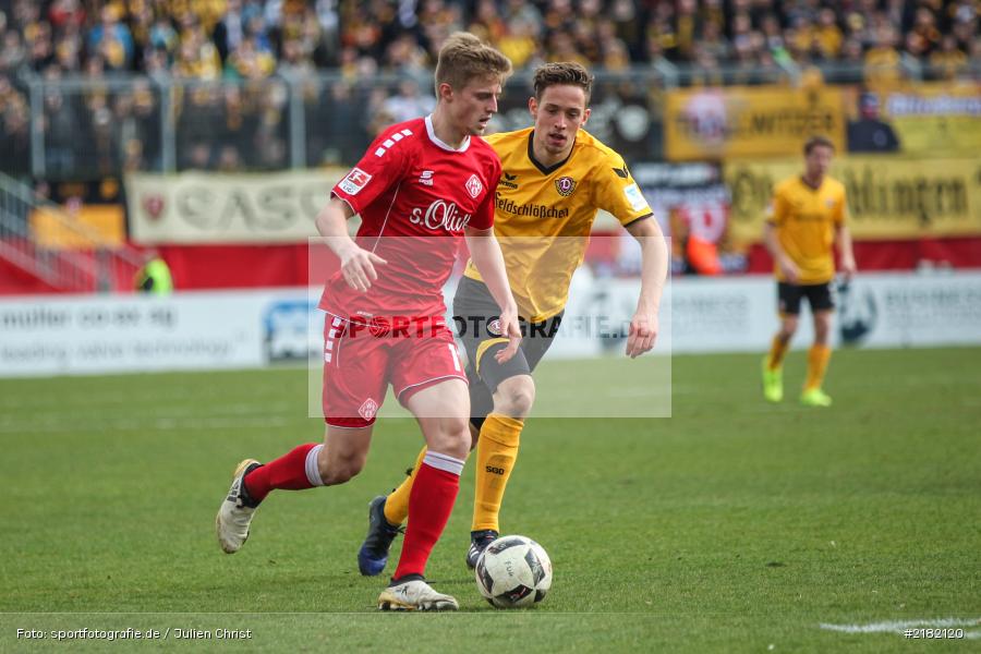 Jannik Müller, Sebastian Ernst, 11.03.2017, Dallenberg, flyeralarm Arena, Fussball, 2. Bundesliga, SG Dynamo Dresden, FC Würzburger Kickers - Bild-ID: 2182120
