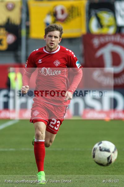 Patrick Weihrauch, 11.03.2017, Dallenberg, flyeralarm Arena, Fussball, 2. Bundesliga, SG Dynamo Dresden, FC Würzburger Kickers - Bild-ID: 2182137