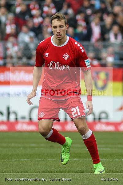 Tobias Schröck, 11.03.2017, Dallenberg, flyeralarm Arena, Fussball, 2. Bundesliga, SG Dynamo Dresden, FC Würzburger Kickers - Bild-ID: 2182146