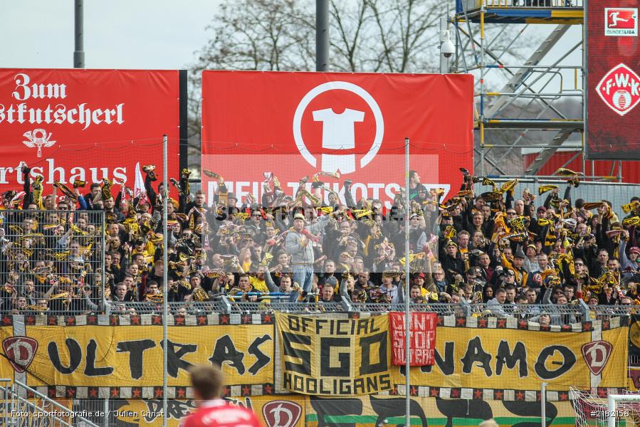 11.03.2017, Dallenberg, flyeralarm Arena, Fussball, 2. Bundesliga, SG Dynamo Dresden, FC Würzburger Kickers - Bild-ID: 2182158