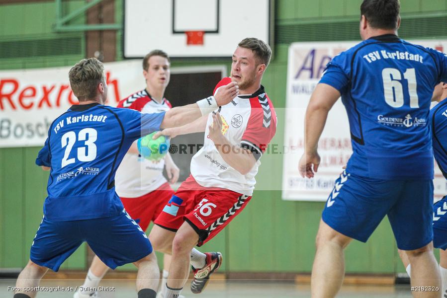 Jonas Holaschke, Pascal Mecky, 12.03.2017, Viertelfinale, Unterfrankenpokal, Handball, HSC Bad Neustadt, TSV Karlstadt - Bild-ID: 2182326